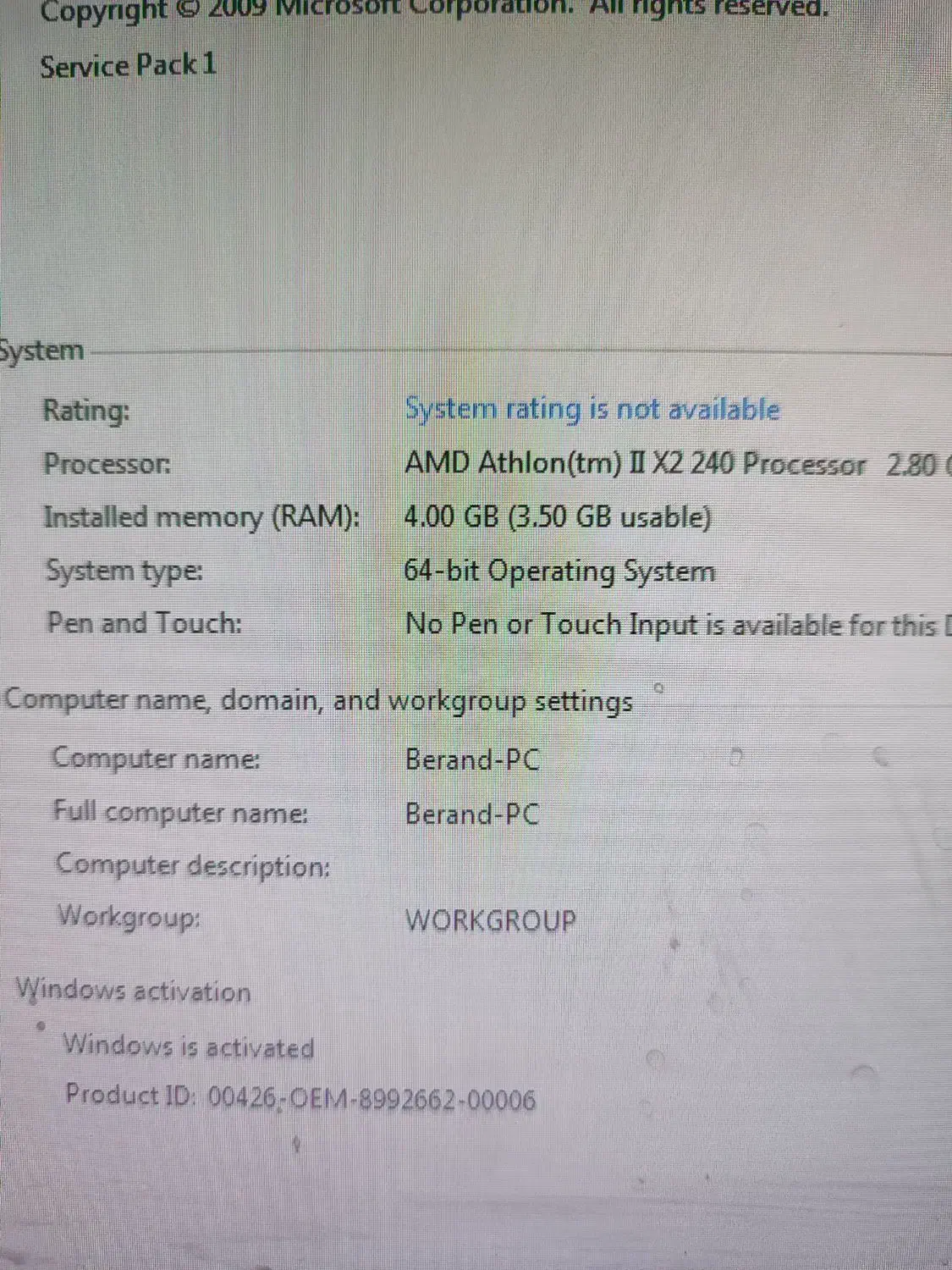 کامپیوتر مناسب کارهای اداری ،دانش آموزی ،تایپ و ..|رایانه رومیزی|بجنورد, |دیوار
