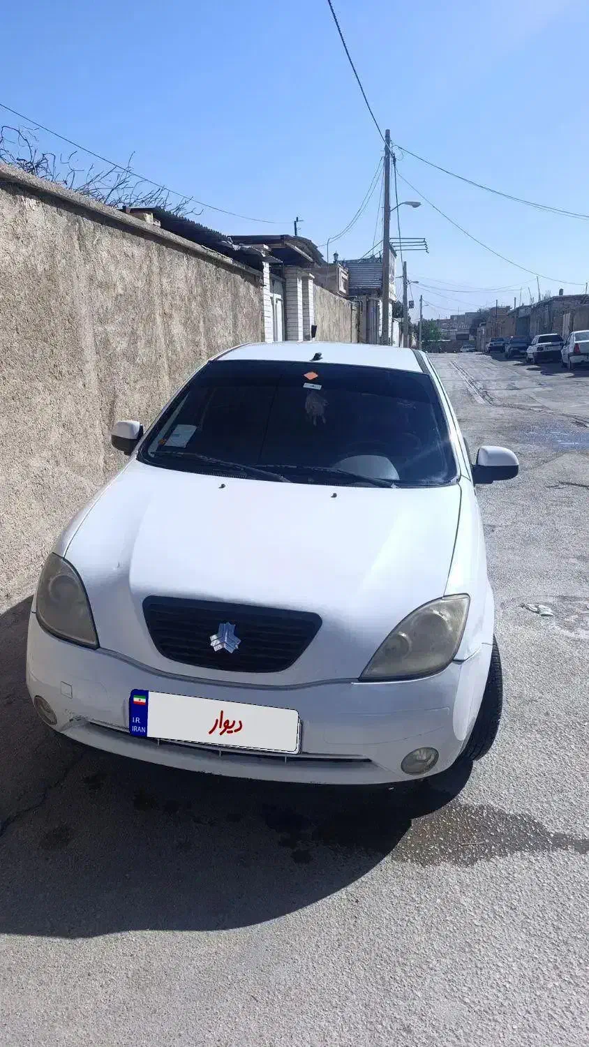 سواری تیبا ۲ سفید|خودرو سواری و وانت|فیروزآباد (فارس), |دیوار