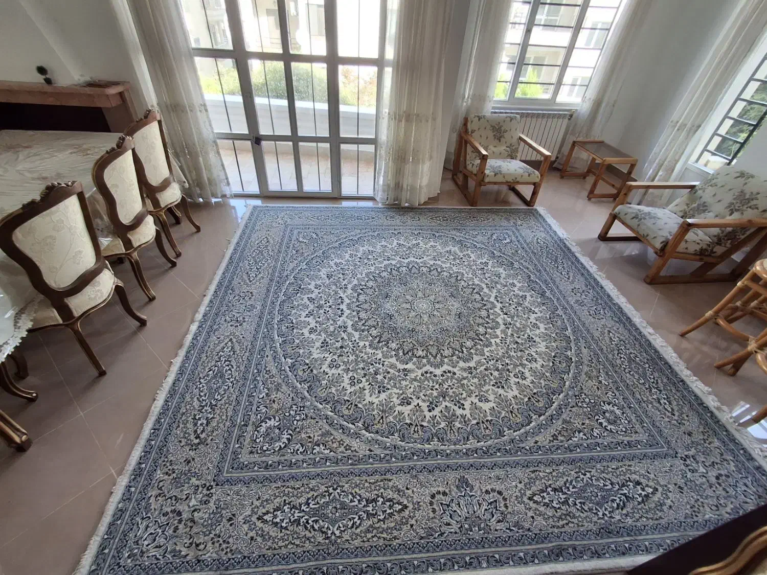 فرش مربع 9 متری ستاره کویر یزد|فرش|کرج, جهانشهر|دیوار