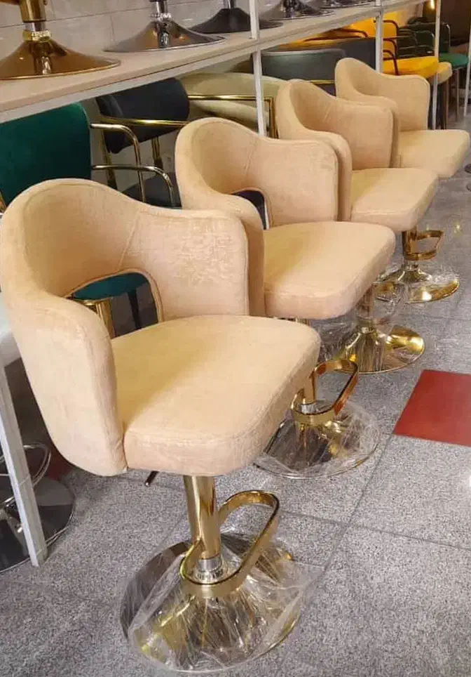 صندلی اپنی کانتر جکدار جزیره طلایی فلزی کلاسیک|صندلی و نیمکت|چهاردانگه (تهران), |دیوار