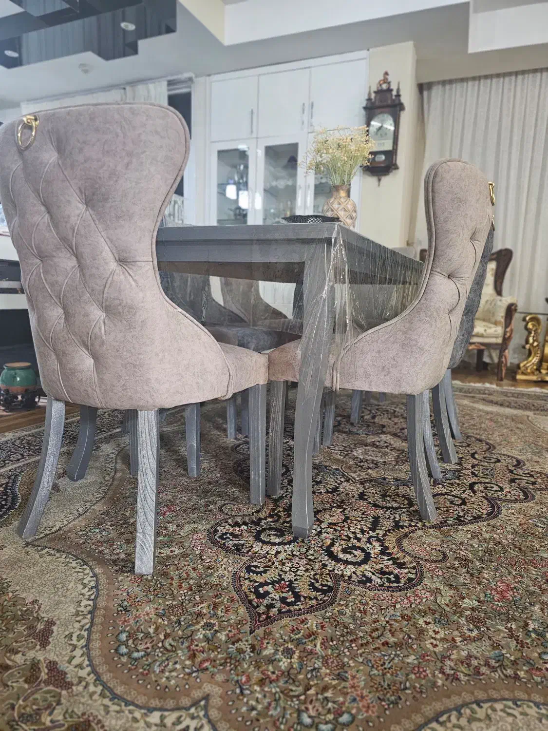 میزنه خوری طرح چستر ۸ نفره|میز و صندلی غذاخوری|مشهد, اقبال|دیوار