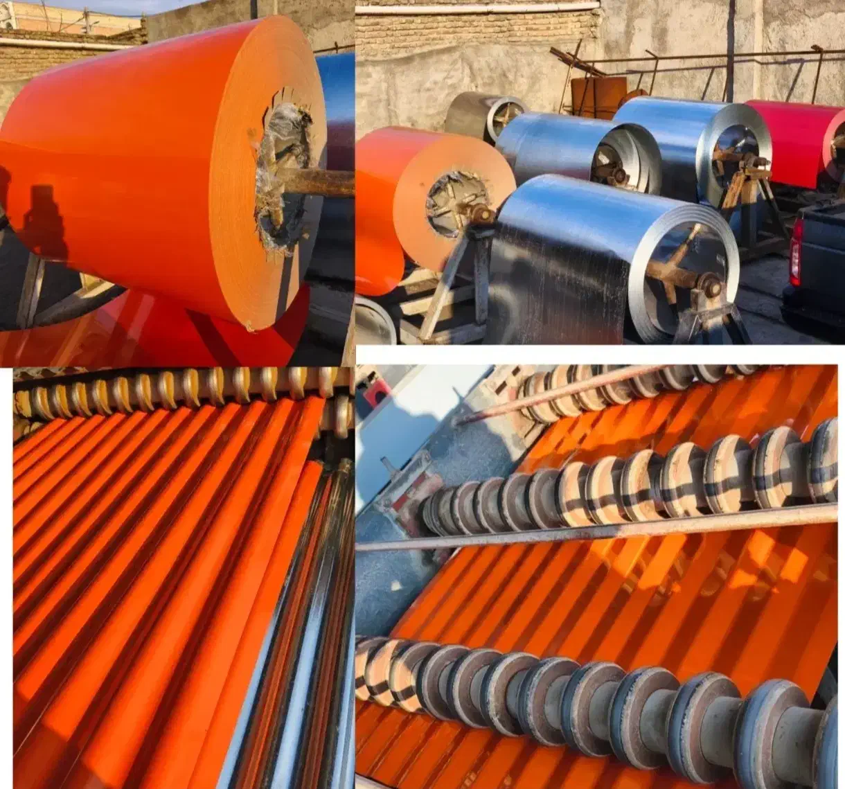 ورق گالوانیزه حلب شیروانی|مصالح و تجهیزات ساختمان|گنبد کاووس, |دیوار