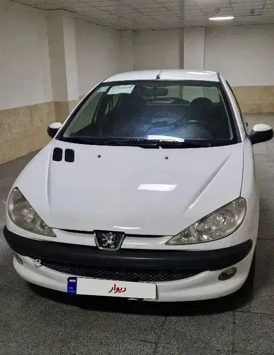 206 تیپ 2 سفید مدل91 بدون رنگ|خودرو سواری و وانت|ارومیه, |دیوار