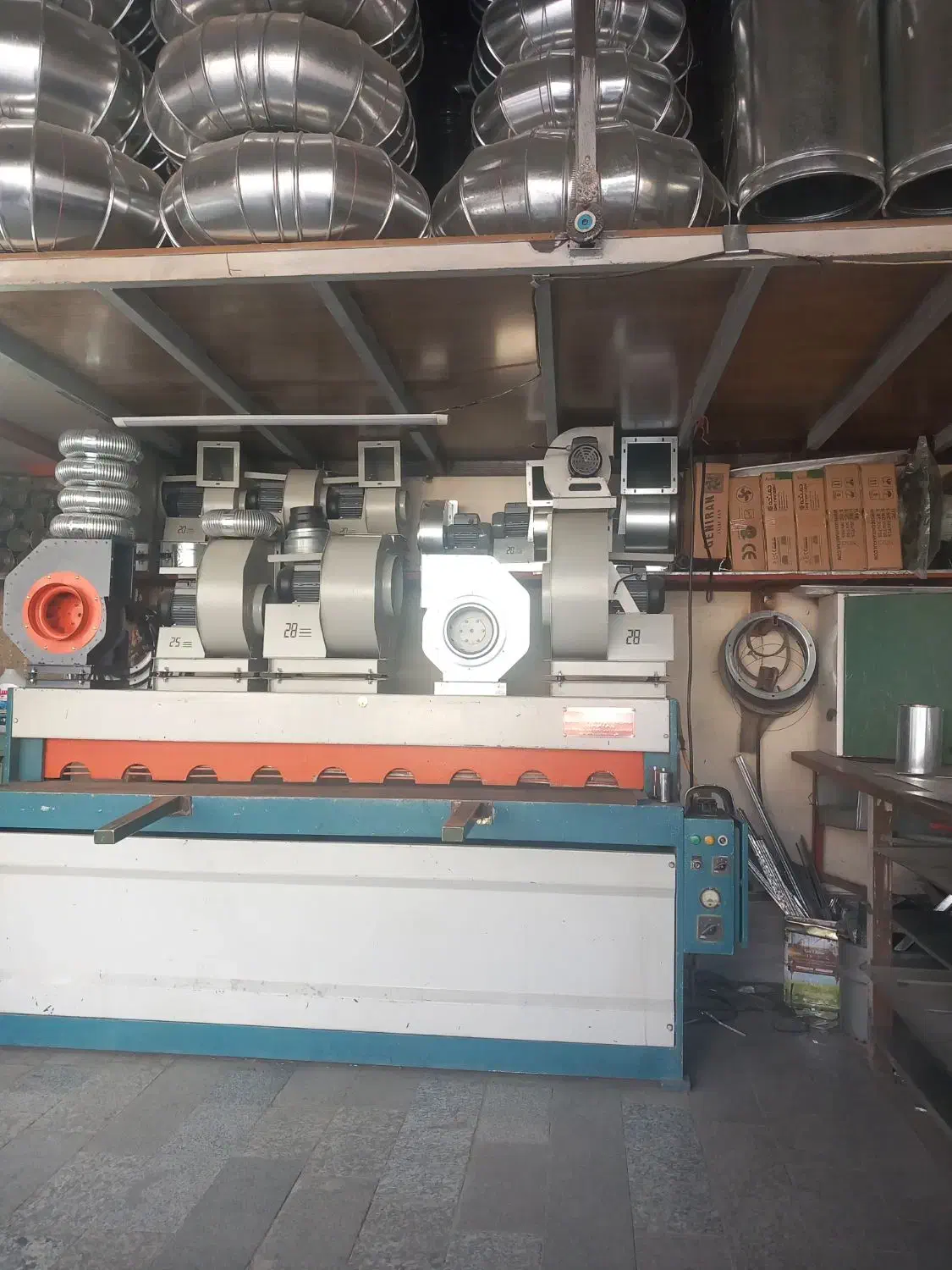 گیوتین کانال سازی کولر هواکش گالوانیزه فلکسیبل|ماشینآلات صنعتی|هشتگرد, فاز ۱ مهستان|دیوار