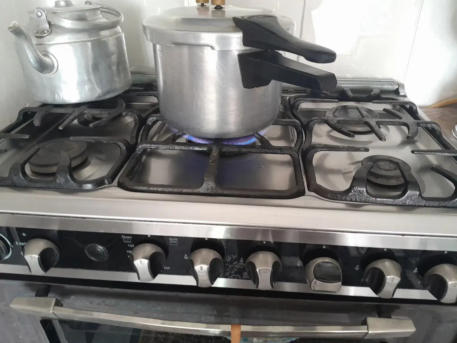 اجاق گاز تمام استیل فردار|اجاق گاز و لوازم برقی پختوپز|گرمی, |دیوار