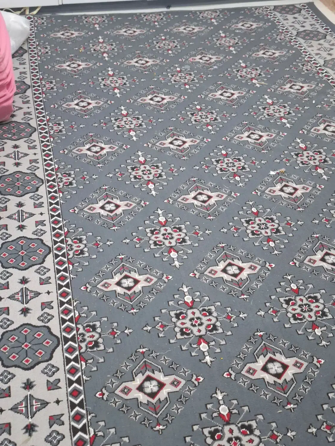 گلیم در ابعاد ۲۲۰ در ۴متر|گلیم، جاجیم، گبه|کرج, ساسانی (قلمستان)|دیوار