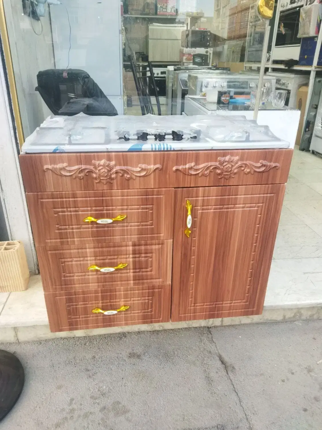 اجاق گاز کابینتی ام دی اف و کابین خالی سه کشو|اجاق گاز و لوازم برقی پختوپز|تهران, فردوسی|دیوار