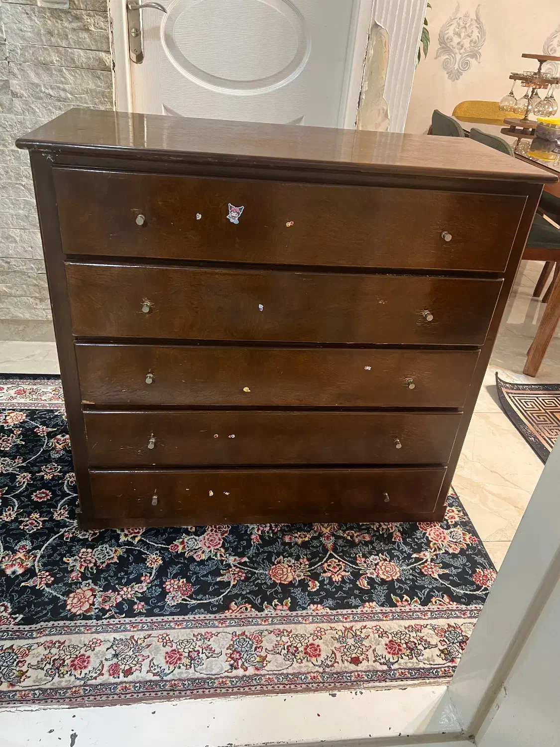 دراور چوب سالم|جاکفشی، کمد، دراور|اسلام‌شهر, شهرک واوان|دیوار