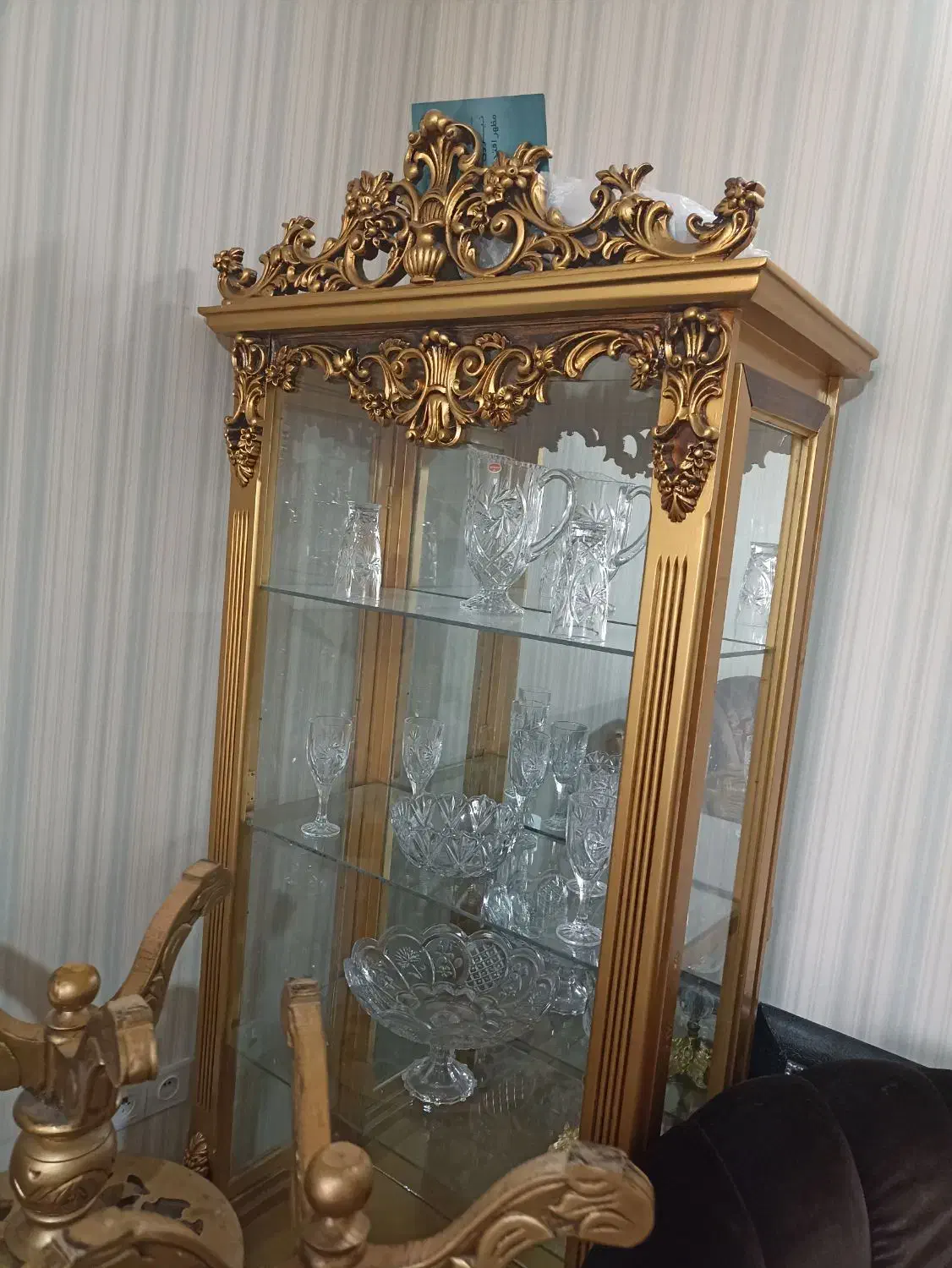 بوفه طلایی|بوفه، ویترین، کنسول|نسیم‌شهر, |دیوار