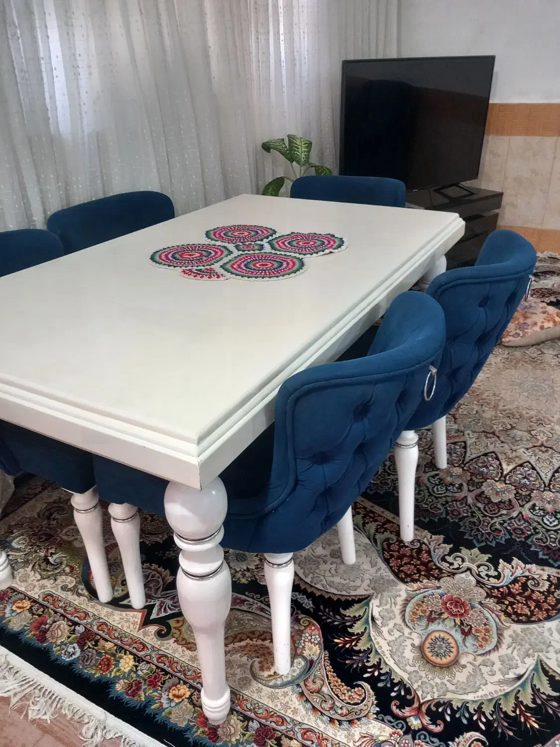 میز ناهار خوری ۶ نفره|میز و صندلی غذاخوری|ایذه, |دیوار