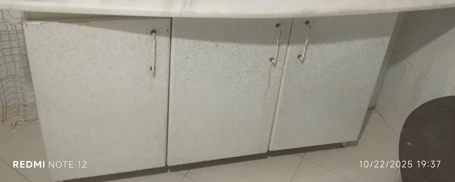 کابینت فلزی به همراه سنگ روکابینتی|مصالح و تجهیزات ساختمان|پیشوا, |دیوار