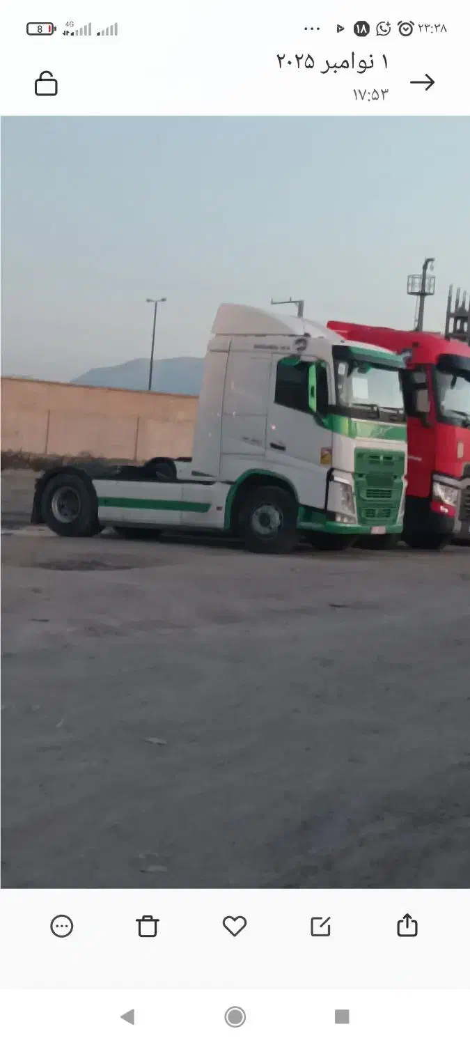 کشنده ولوو ۴۶۰ تک خط۲۰۱۹|خودرو سنگین|بازرگان, |دیوار