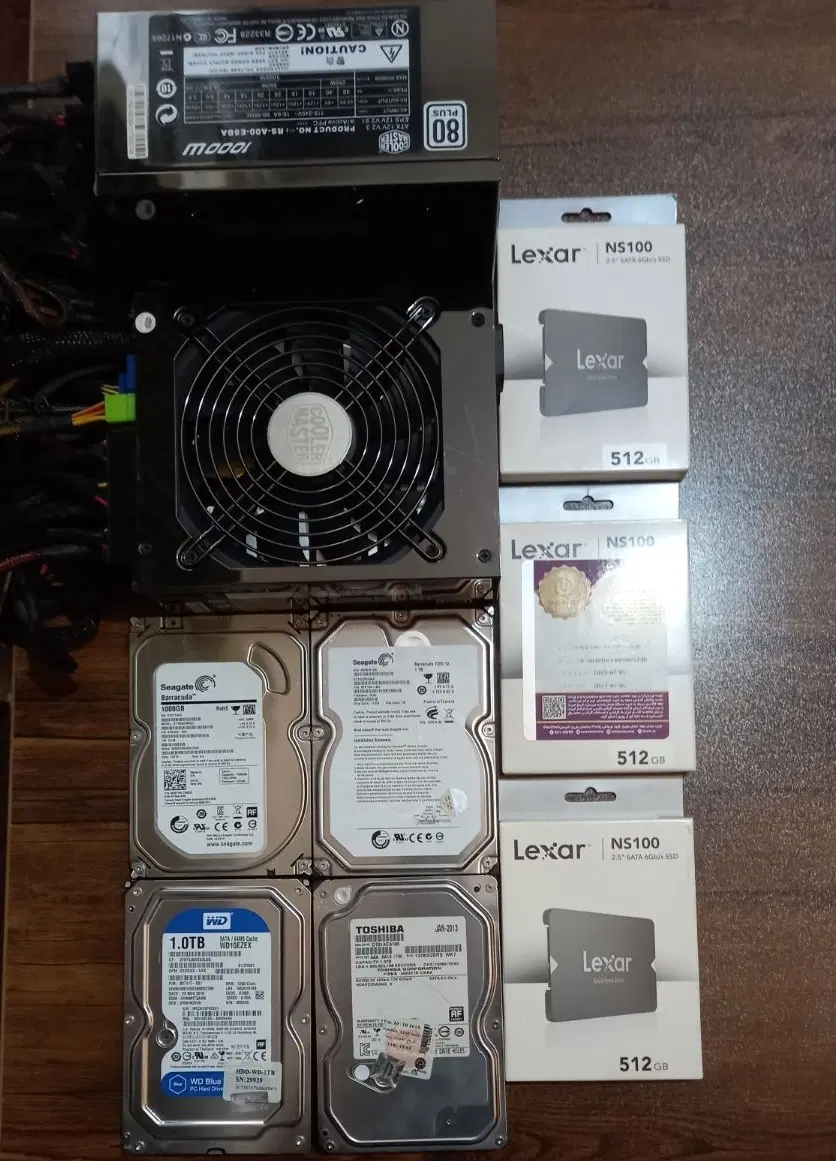 پاور ۱۰۰۰ وات، HDD و SSD لکسار 512 نو|قطعات و لوازم جانبی رایانه|تهران, امیر بهادر|دیوار