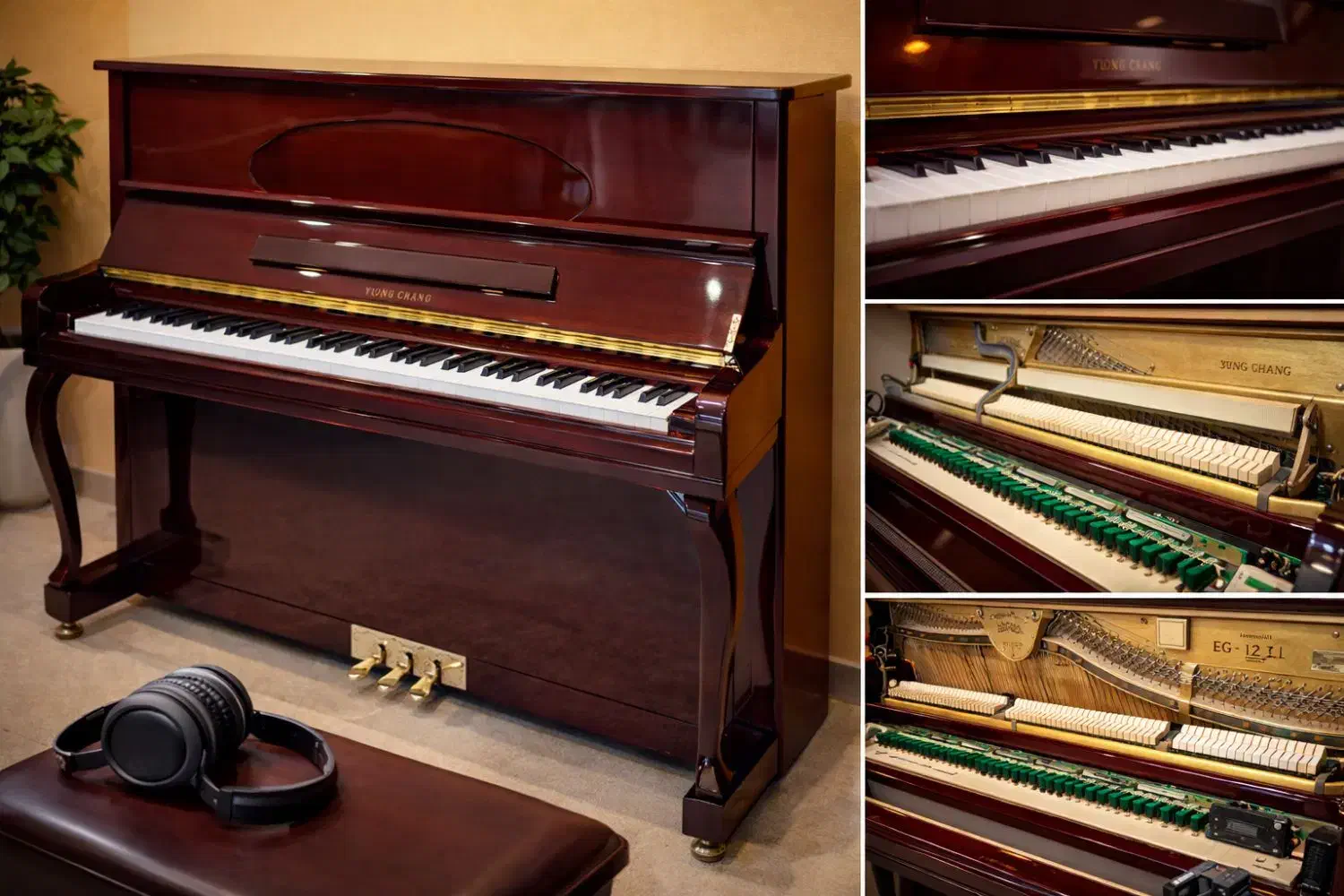 Young Chang EG-121  پیانو آکوستیک دیجیتال سایلنت|پیانو، کیبورد، آکاردئون|تهران, سیمای ایران|دیوار