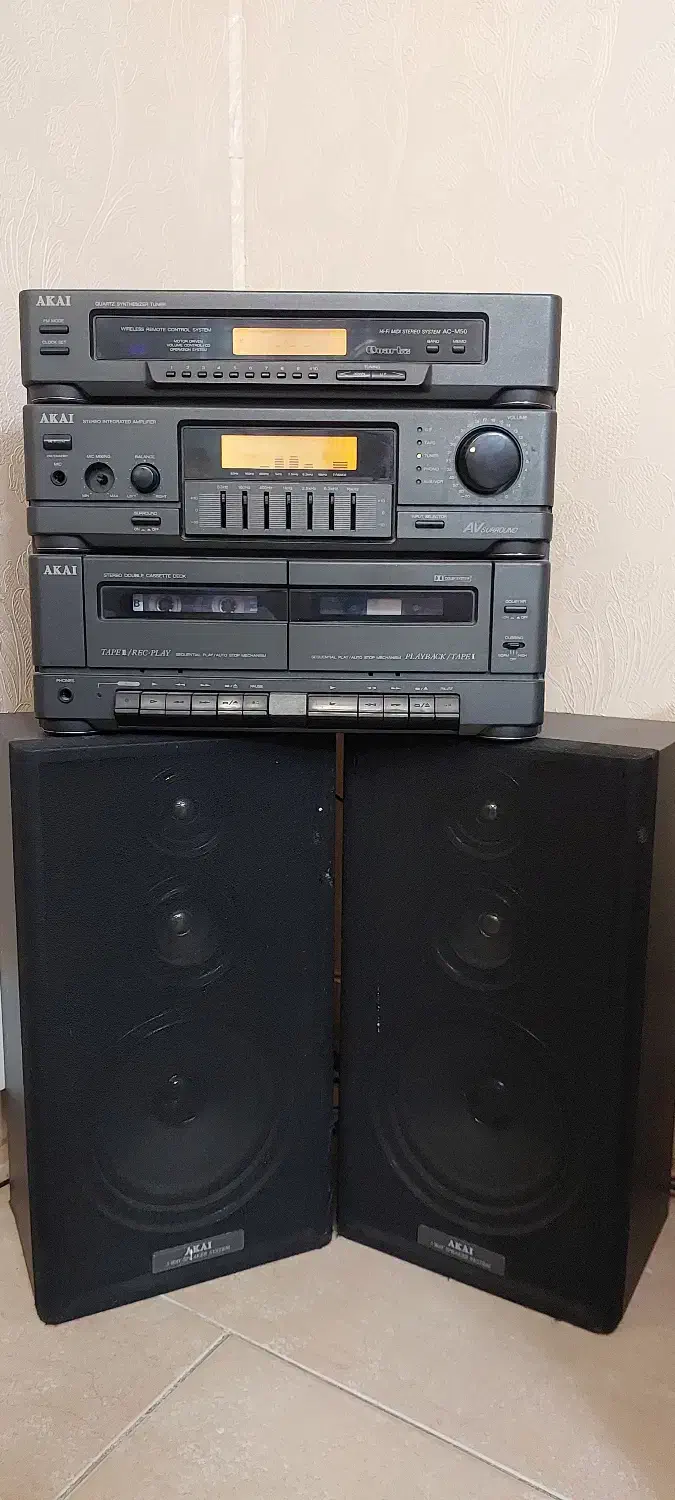 ردایوضبط AKAIاصل ژاپن|سیستم صوتی خانگی|تهران, سنگلج (شاپور)|دیوار