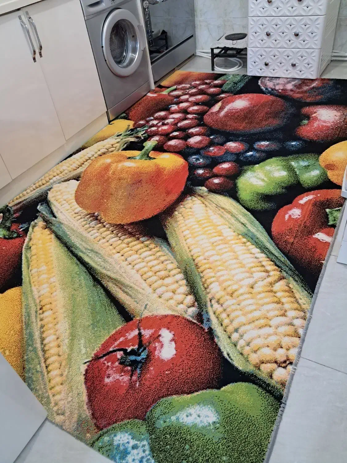 گلیم با طرح میوه ای|گلیم، جاجیم، گبه|بوکان, |دیوار