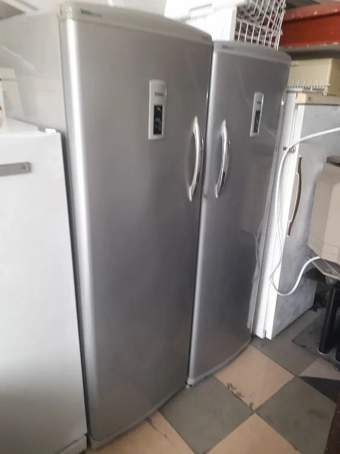 یخچال  دوقلوی نقره ایی سینجر|یخچال و فریزر|الیگودرز, |دیوار