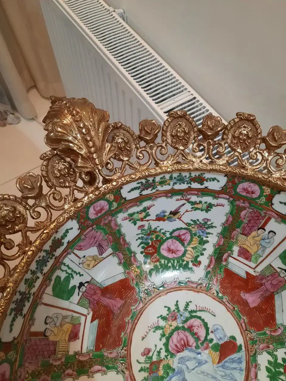 میوه خوری کنارسالنی بلند برنجی برنز گلمرغی بزرگ|صنایع دستی و سایر لوازم تزئینی|مشهد, آزادشهر|دیوار