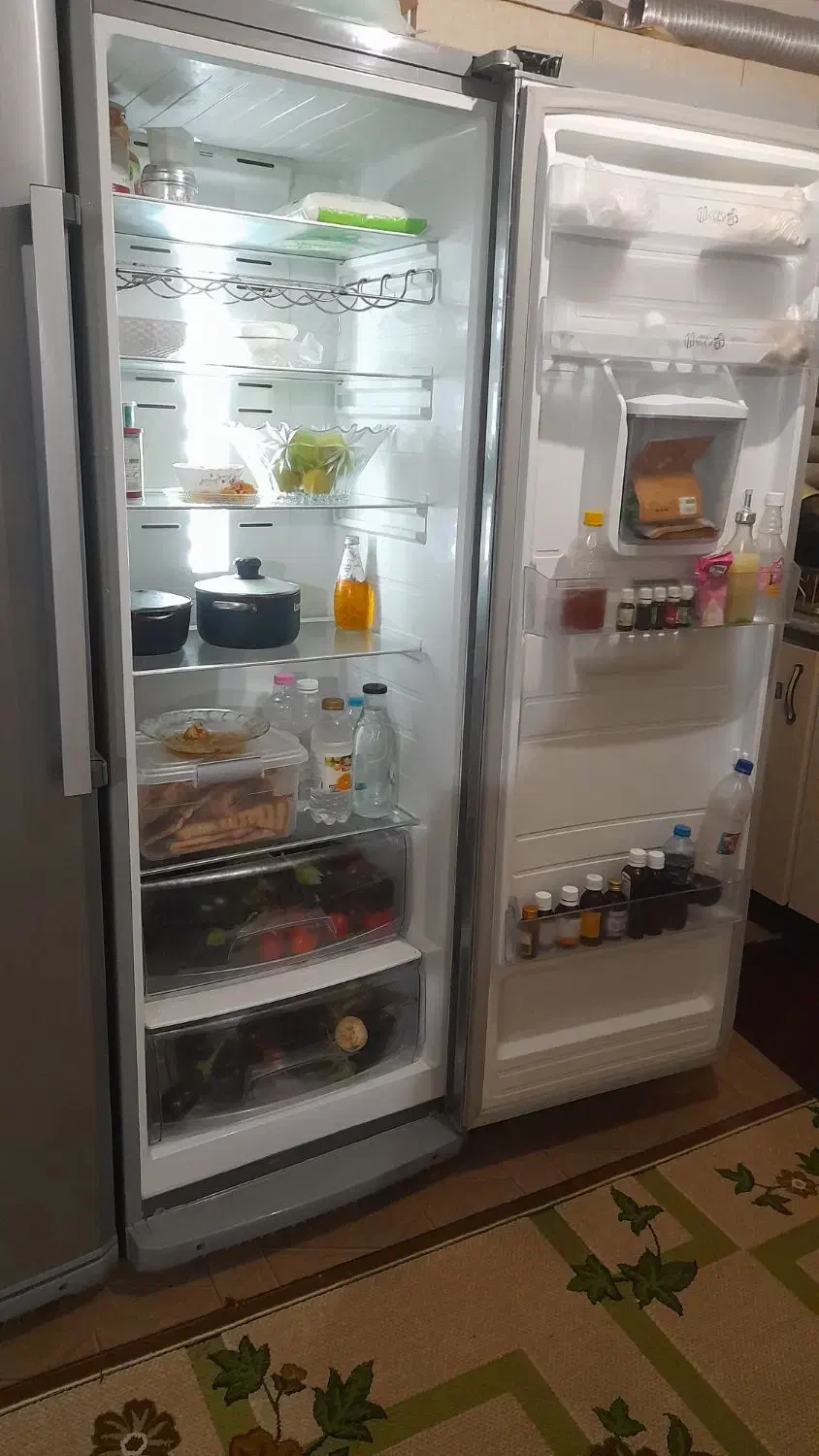 یخچال دوقلوی ایران شرق تمیز وسالم|یخچال و فریزر|رشت, عینک|دیوار