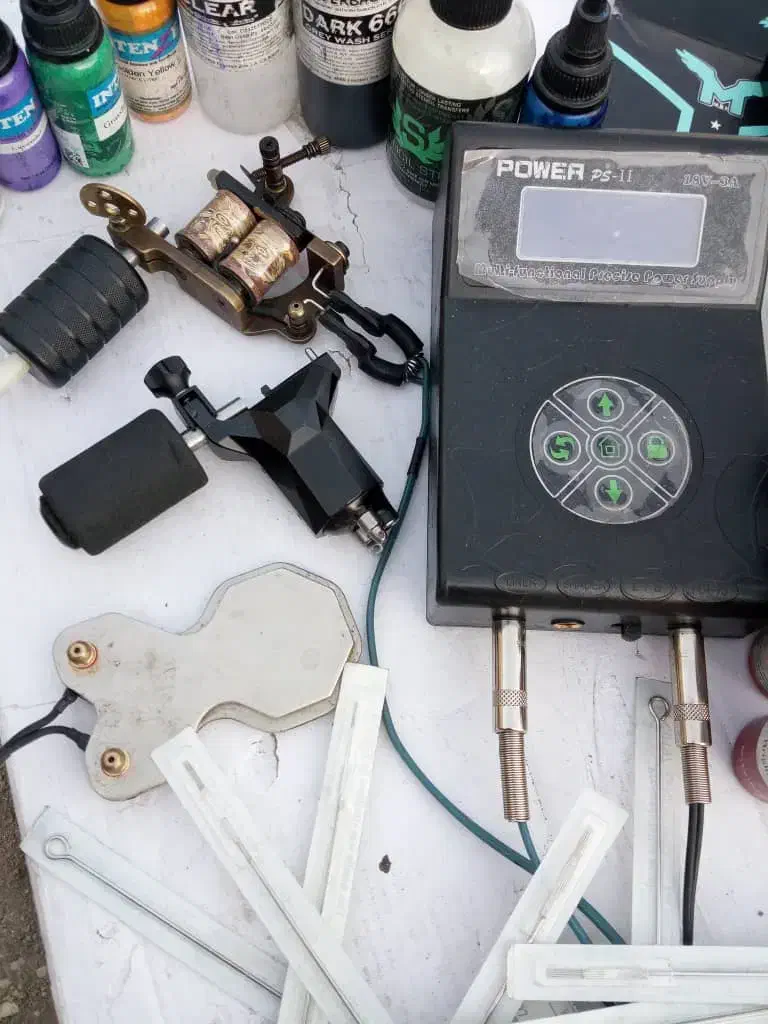 دستگاه تتوبدن وابروشیدردوموتورقوی باترانس پدال و|آرایشی، بهداشتی، درمانی|تهران, درب دوم|دیوار