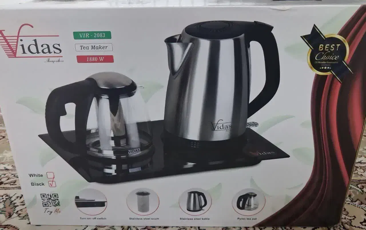 چای ساز نو آکبند مناسب جهیزیه|سماور، چای‌ساز، قهوه‌ساز|قم, سراجه (۱۵ خرداد)|دیوار