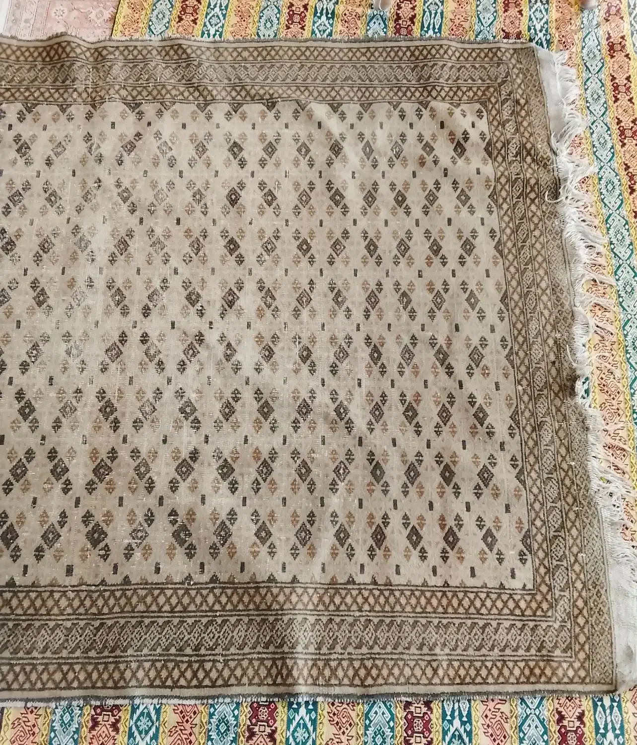 قالیچه دستباف ترکمن|فرش|اندیشه, شهرک صدف|دیوار