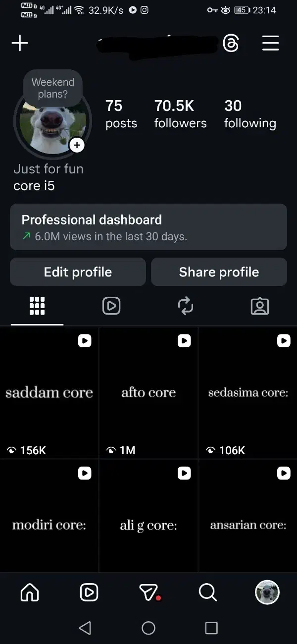 فروش پیج اینستا ۷۰ کا|خدمات رایانه‌ای و موبایل|برازجان, |دیوار