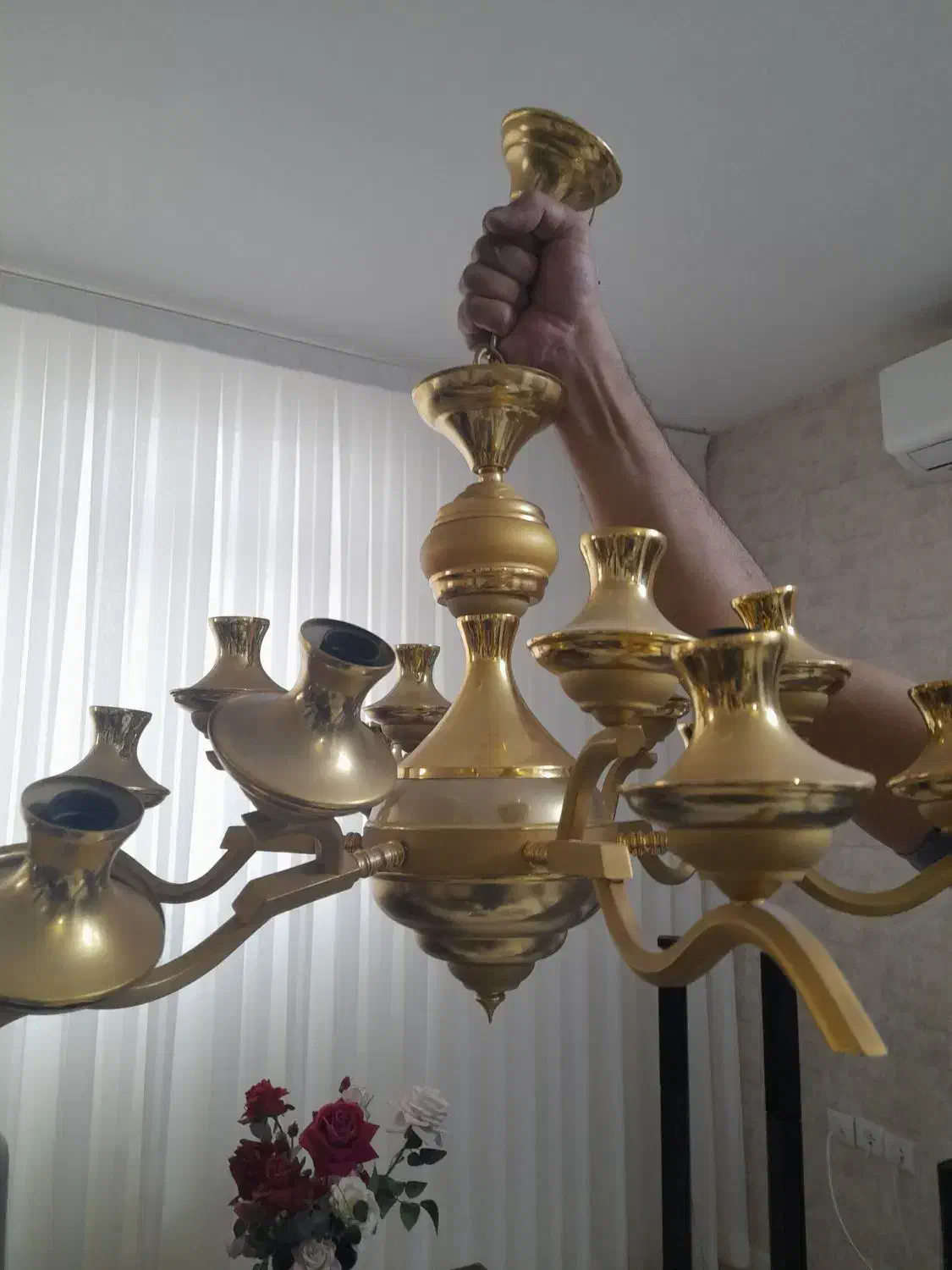 ۲ عددلوستر  ۱۲ شعله تمیز و سالم|لوستر و چراغ آویز|مشهد, جاهد شهر|دیوار