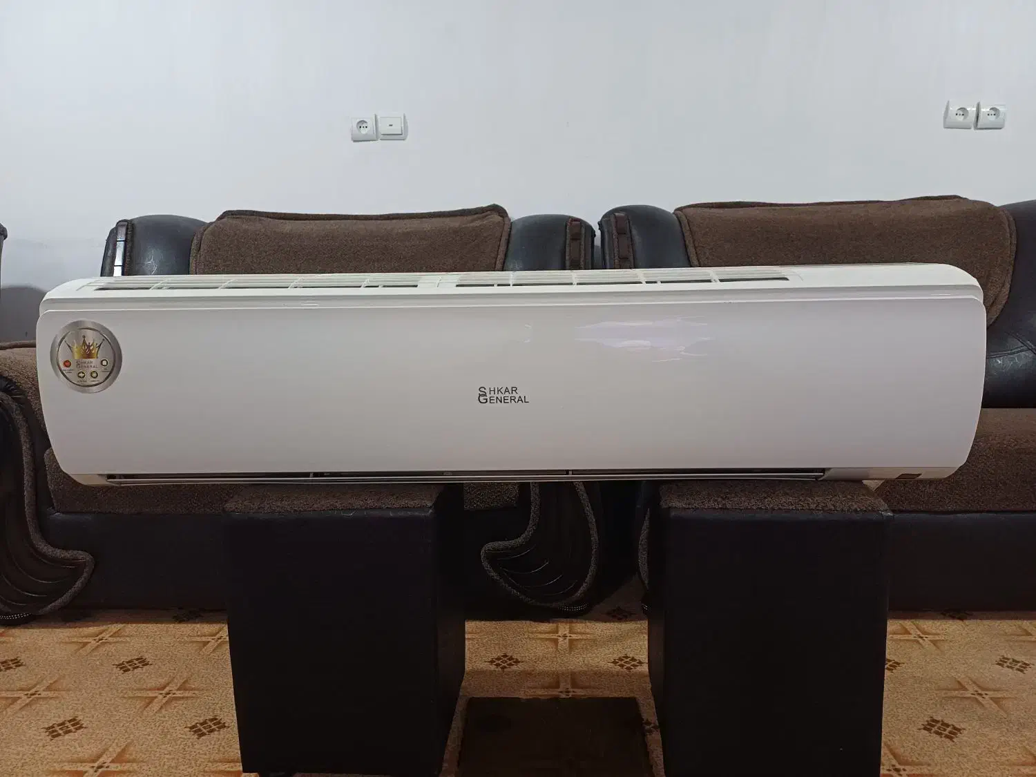 پنل کولر گازی دوتیکه ۳۶ هزار جنرال شکار|کولر گازی و فن‌کوئل|اهواز, سیصد دستگاه|دیوار