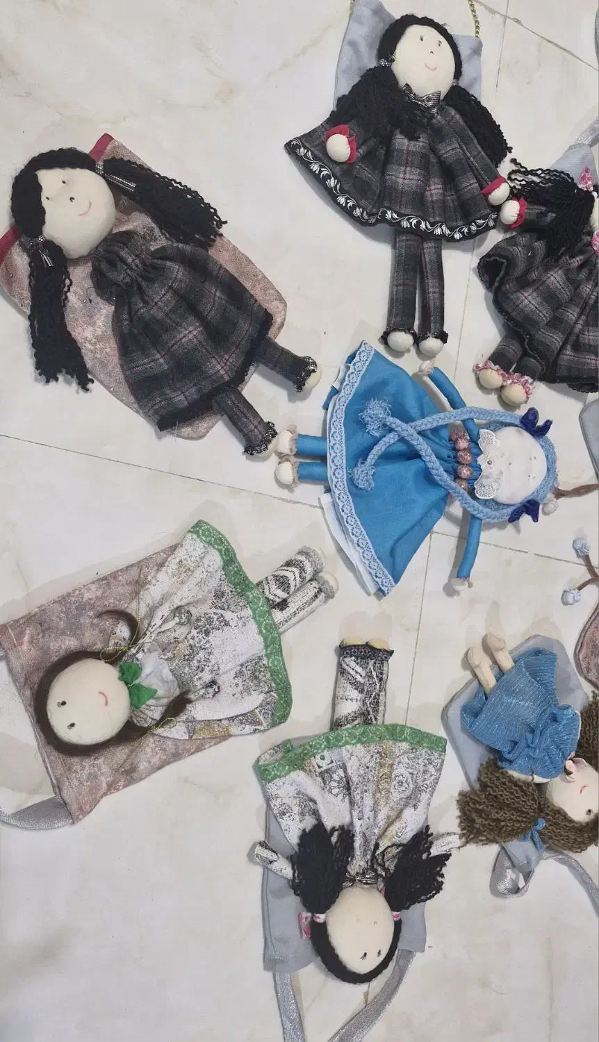 عروسکهای پارچه ای ببوسک|اسباب‌بازی بچه|قروه, |دیوار