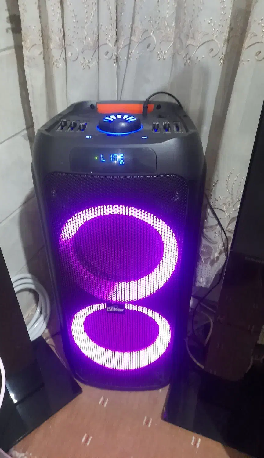 اسپیکرviker اصل بزرگ ،صدای فوق العاده نو ۷رقص نور،|صوتی و تصویری|اسلام‌شهر, شهرک سالور|دیوار
