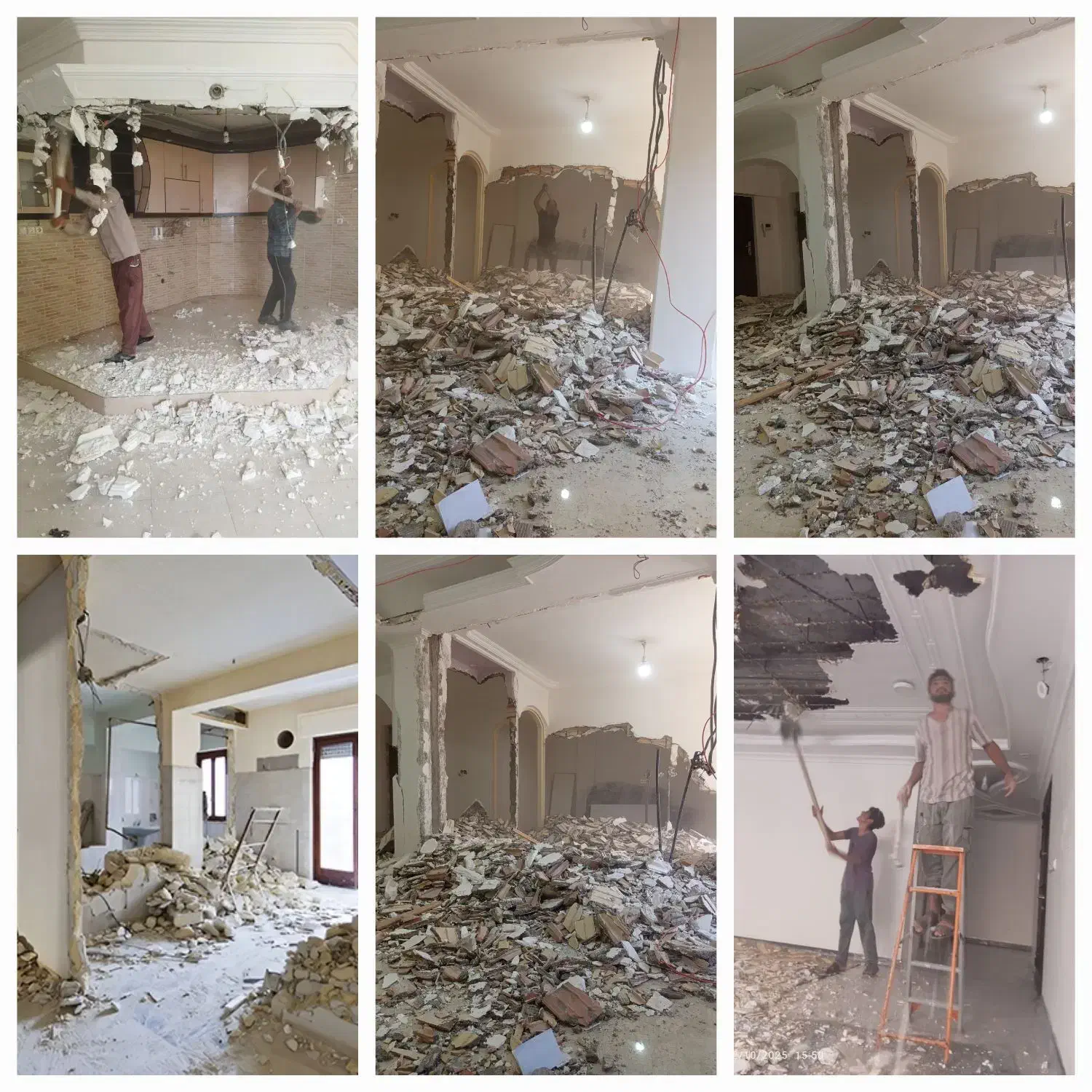 تخریب کاری ساختمان با افزار کاملاز صفرتاصد|خدمات پیشه و مهارت|بندرعباس, |دیوار