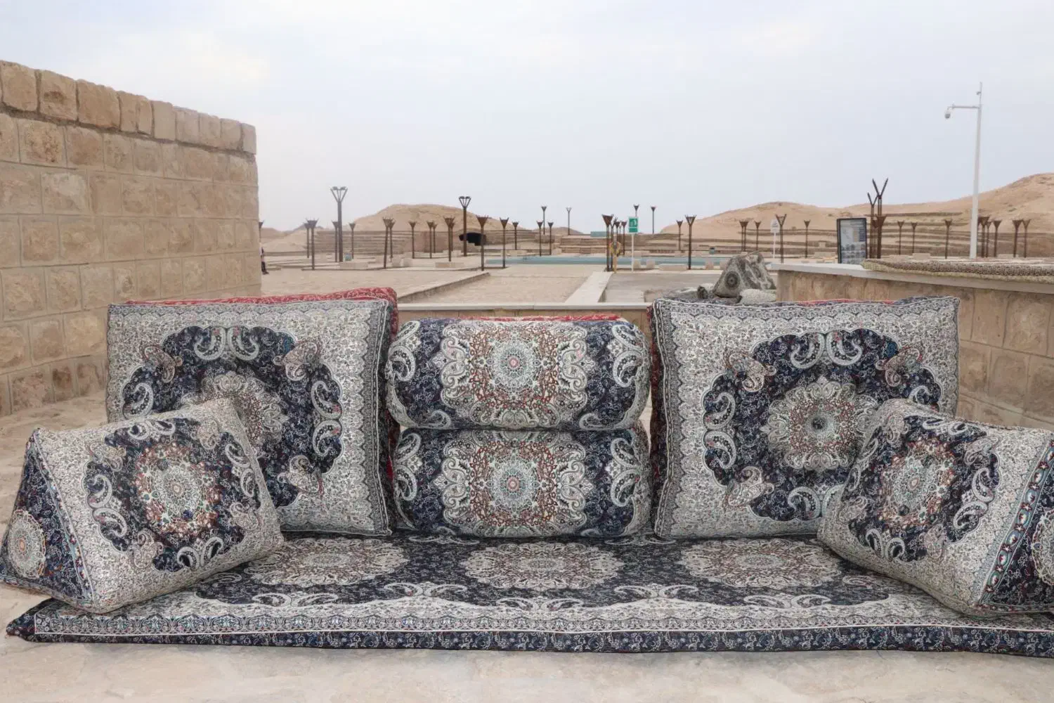 ست شاه نشین اقساطی|پشتی|کرمان, |دیوار