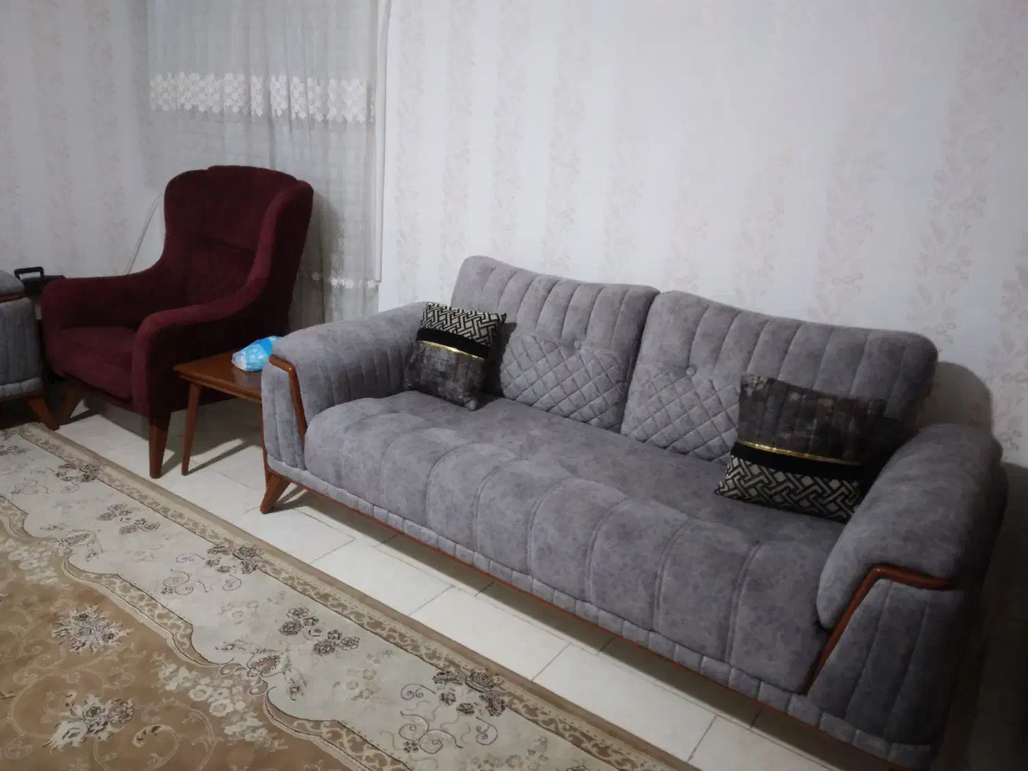 مبل ۷ نفره|مبلمان خانگی و میز عسلی|محمدیه-قزوین, |دیوار