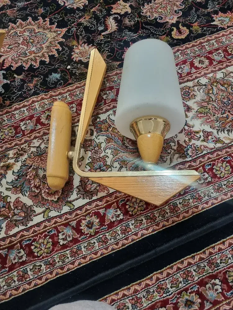 لوستر کاملا سالم در حد نو با ست لامپ|لوستر و چراغ آویز|کرج, خرمدشت|دیوار