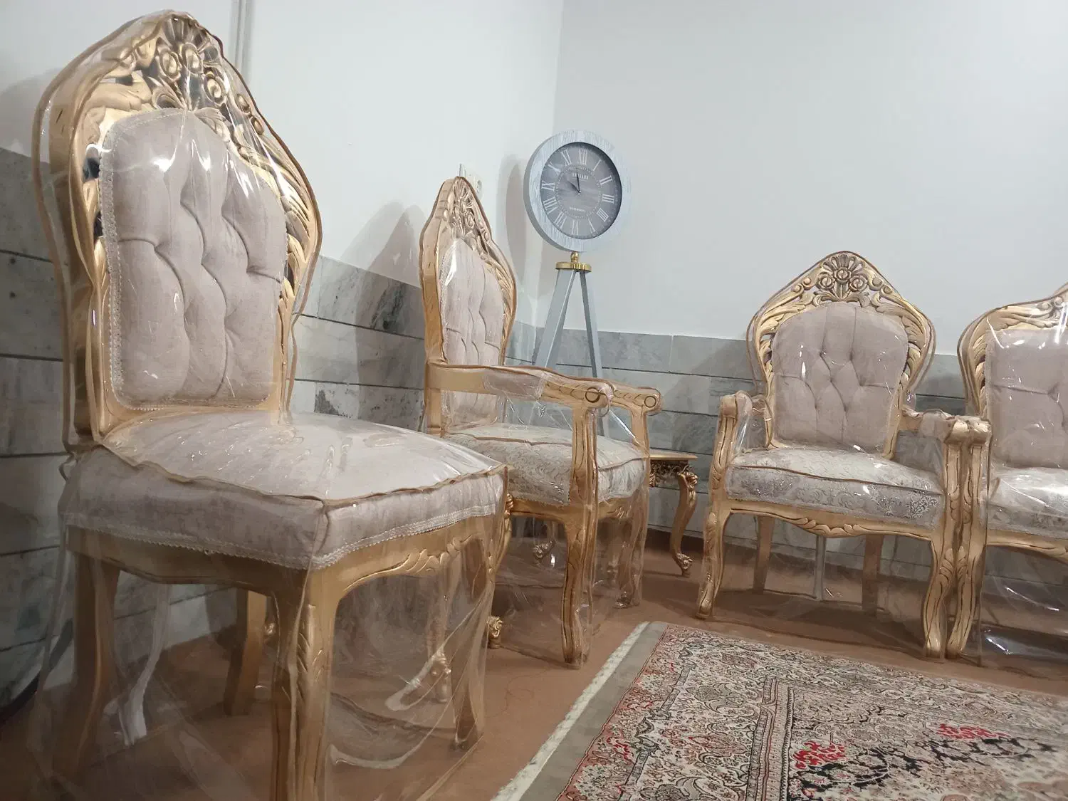 مبل سلطنتی ۹ نفره|مبلمان خانگی و میز عسلی|بیرجند, |دیوار