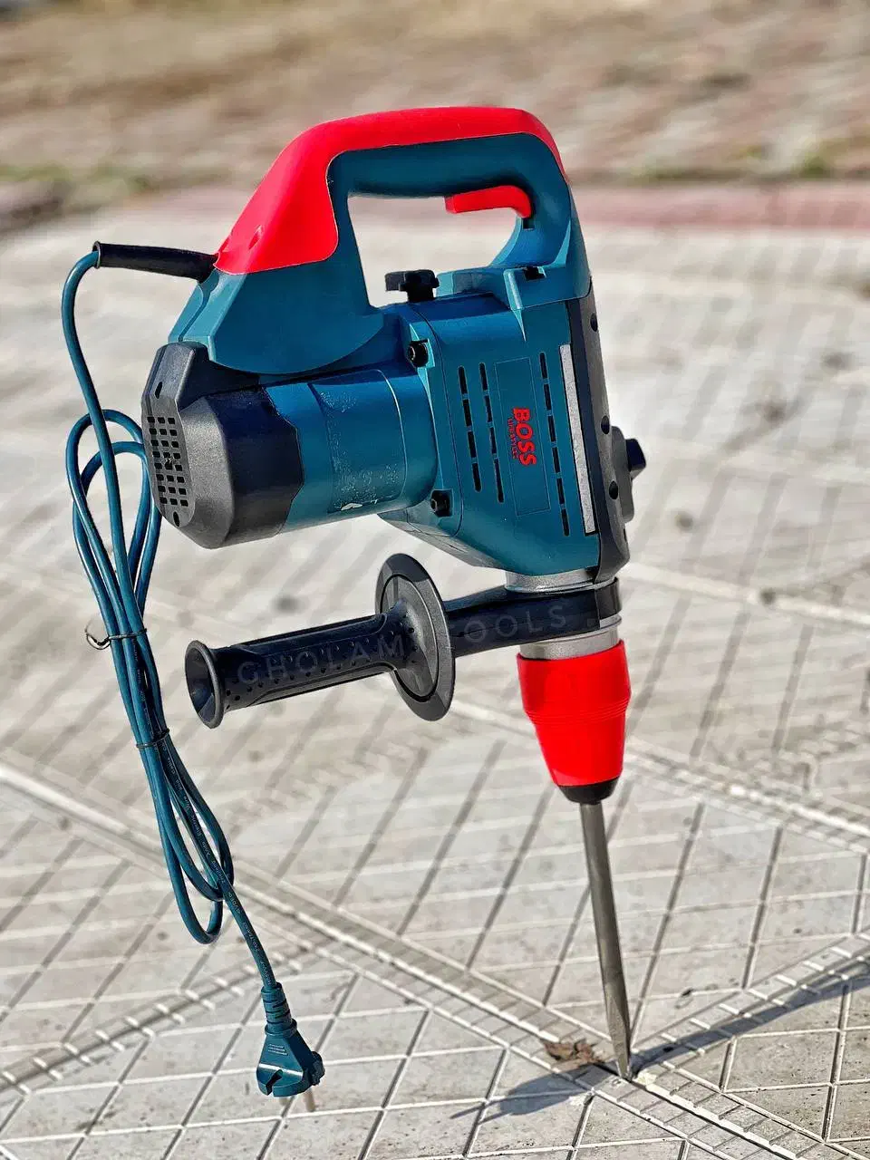 بتن کن دریل 8 کیلوی دوکاره برق اینورتر موتور پیکور|ابزارآلات|رشت, بلوار گیلان|دیوار