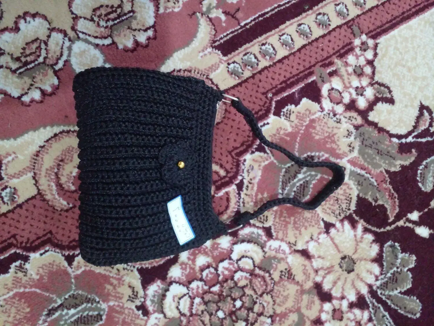 کیف بافتنی با ابریشم|کیف، کفش، کمربند|اهر, |دیوار