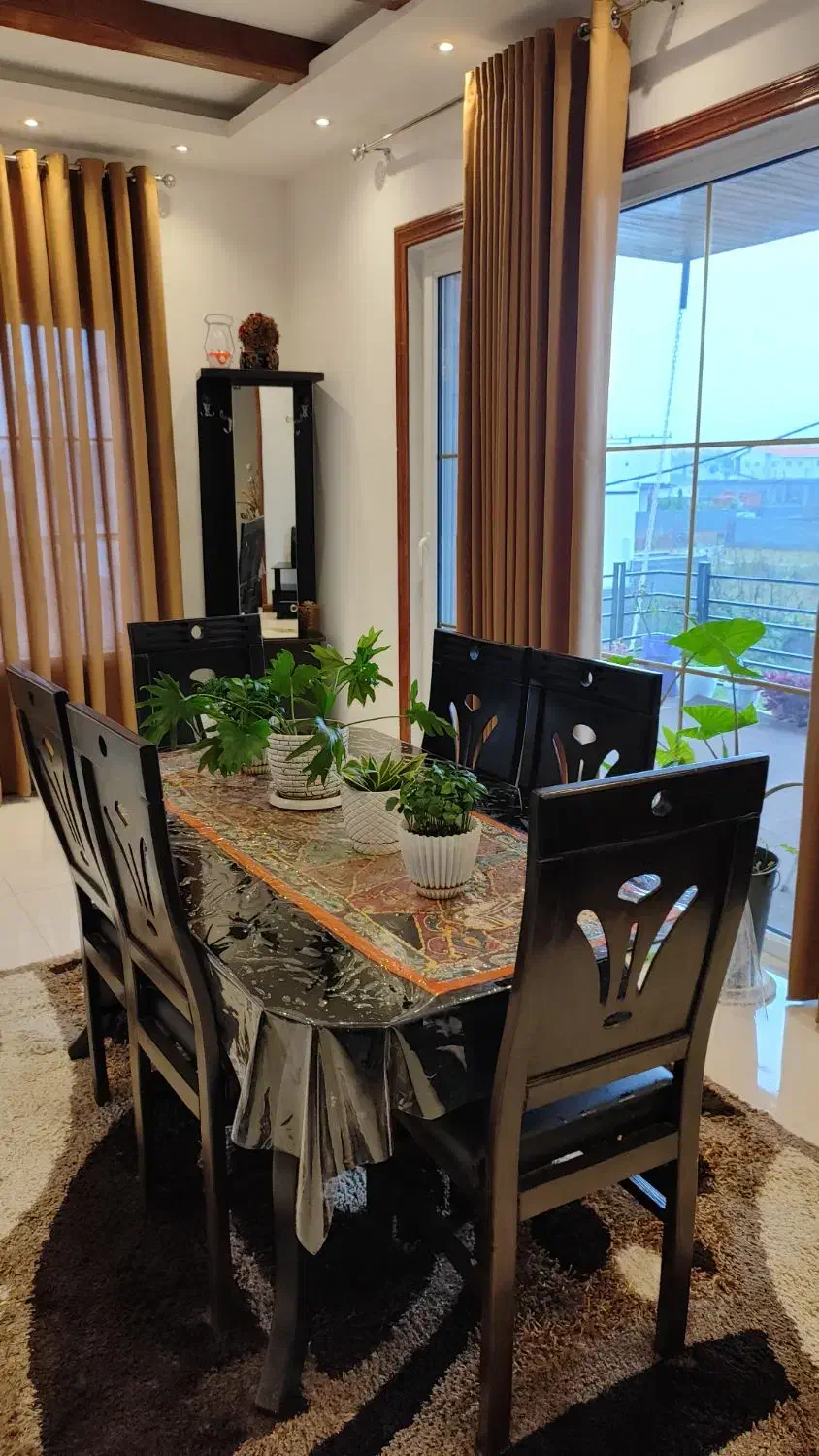 میز ناهار خوری 6 نفره|میز و صندلی غذاخوری|رویان, |دیوار