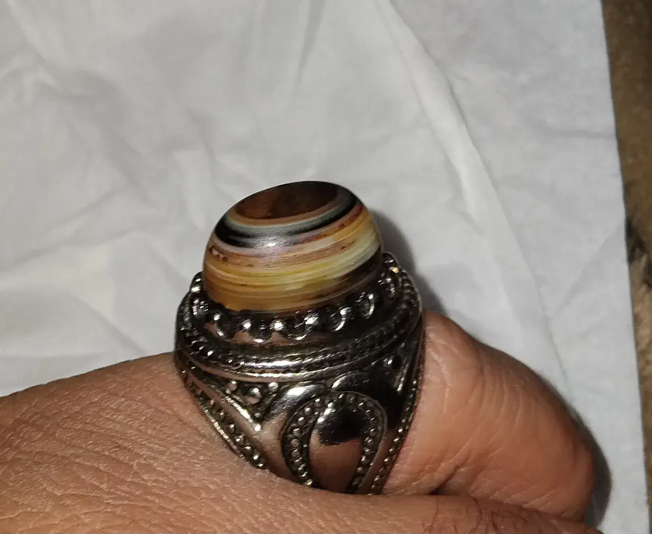 انگشتر باباقوری یمنی (تضمینی)|جواهرات|رامشیر, |دیوار