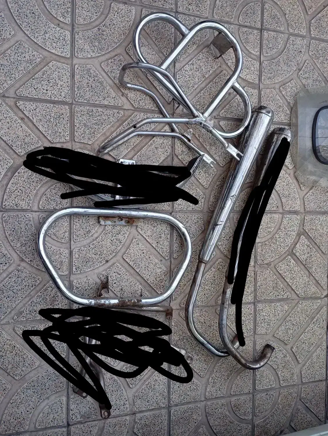 طلق کمک اگزوز باک گارد موتور|قطعات یدکی و لوازم جانبی|اسلام‌شهر, شهرک لاله|دیوار