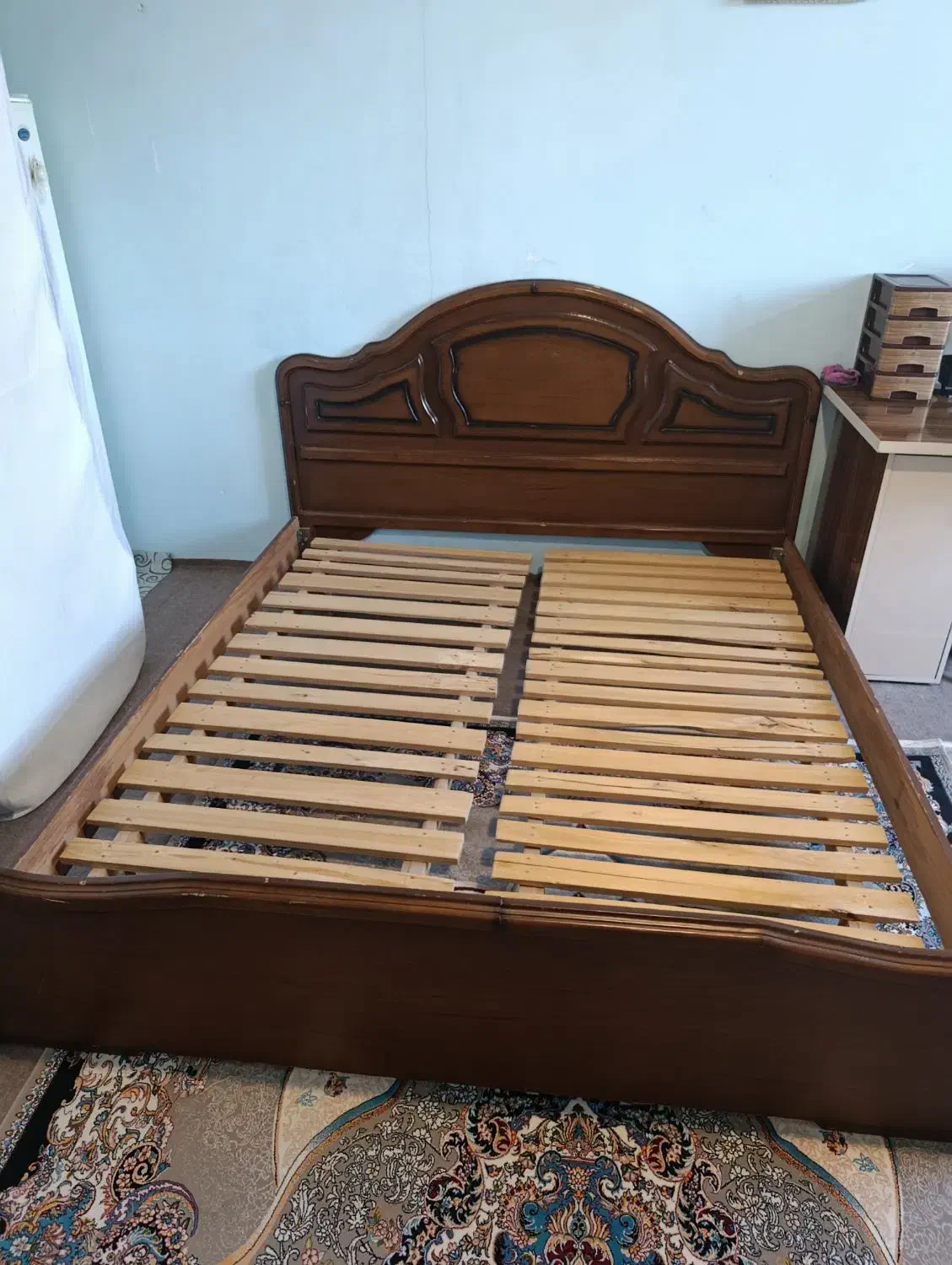 تخت خواب دو نفره|تخت و سرویس خواب|خوی, |دیوار