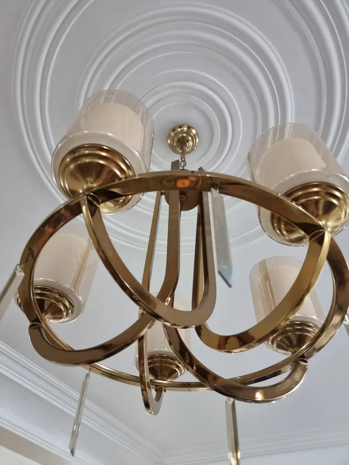 لوستر ۵ شعله عصایی در حد نو|لوستر و چراغ آویز|تهران, امامت|دیوار