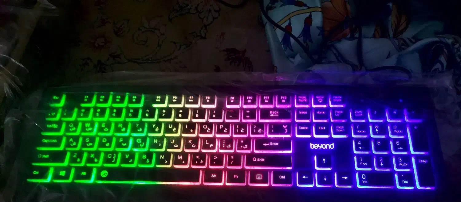 کیبورد ارجی بی دار گیمینگ|قطعات و لوازم جانبی رایانه|شوشتر, |دیوار