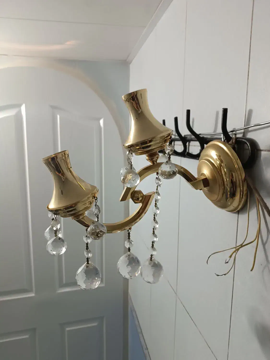 لوستر 2 شاخه|لوستر و چراغ آویز|تبریز, |دیوار