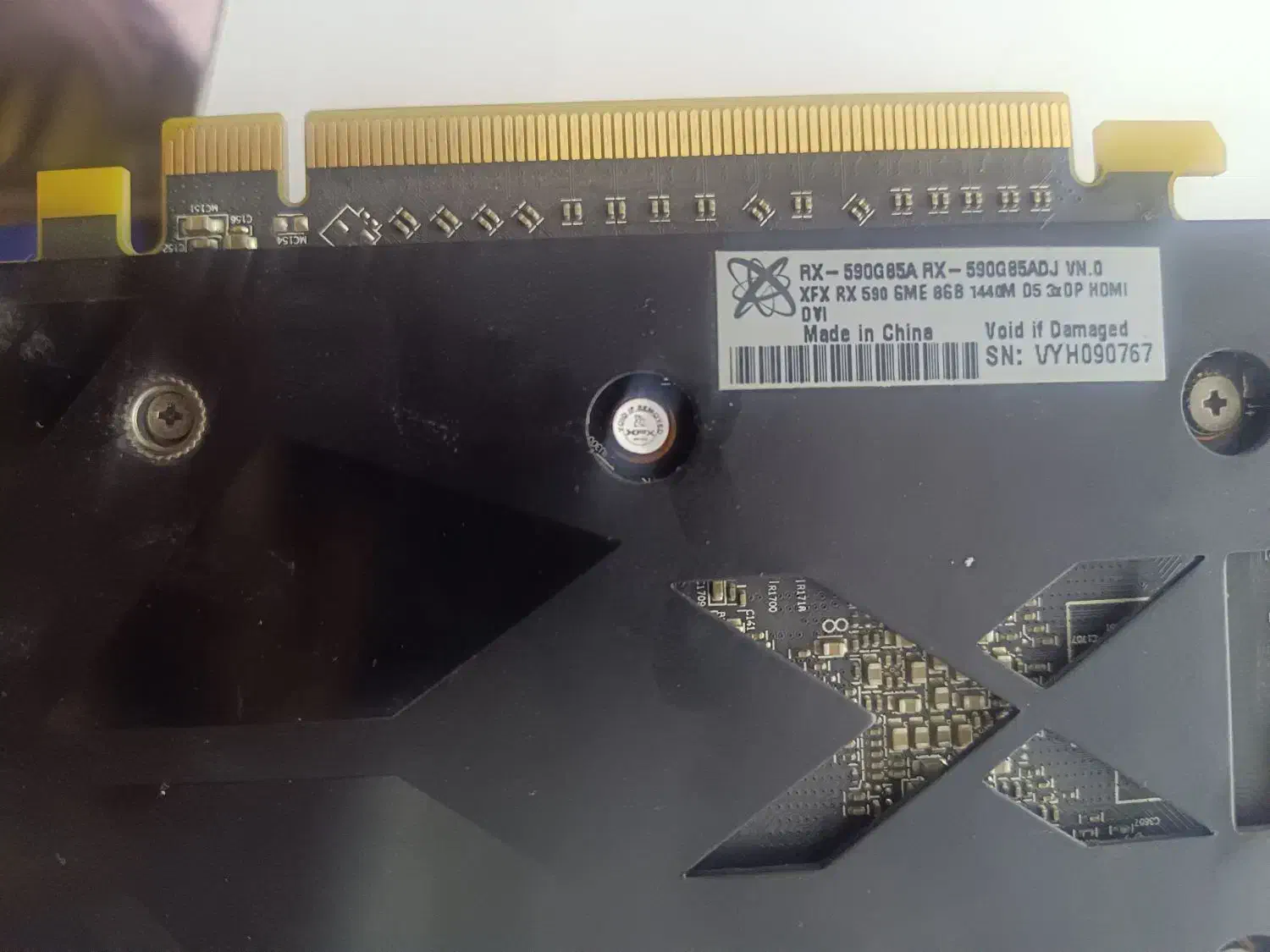 گرافیک rx590 سه فن xfx|قطعات و لوازم جانبی رایانه|مشهد, ارشاد|دیوار