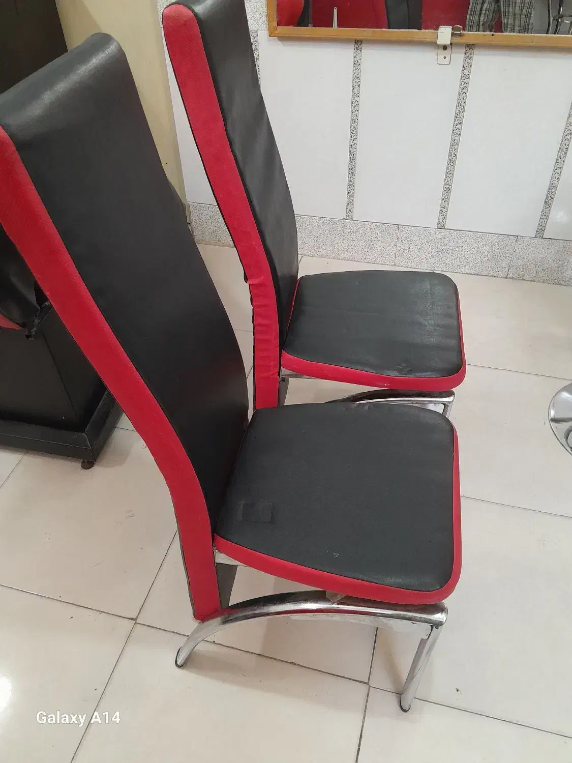 ۲عددصندلی استیل|صندلی و نیمکت|قم, کیوانفر|دیوار