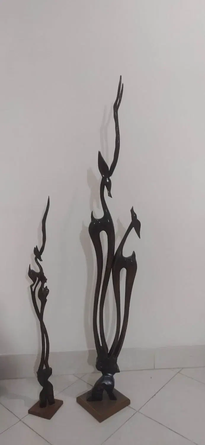 غزال چوبی کار دست|صنایع دستی و سایر لوازم تزئینی|وحیدیه, |دیوار