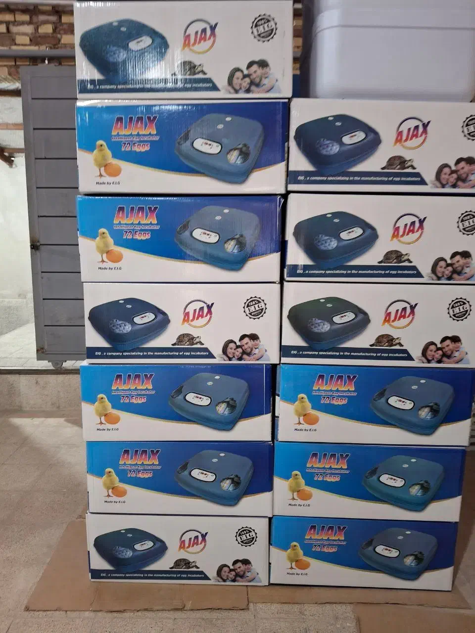 دستگاه جوجه کشی آژاکس 72 تایی|لوازم جانبی حیوانات|بوشهر, |دیوار
