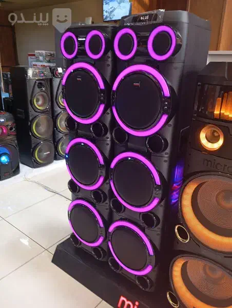 اسپیکر Dj میکرولب Q600|سیستم صوتی خانگی|مشهد, توس (بلوار توس)|دیوار
